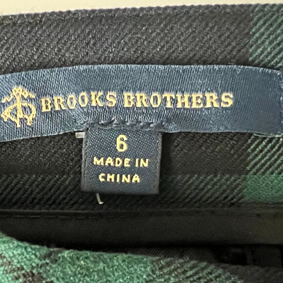 Brooks Brothers Natalie BlackWatch Tartan Plaid pants SZ 6 - Picture 10 of 12